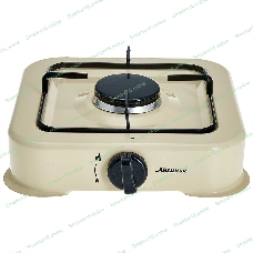 Плита настольная газовая АКСИНЬЯ КС-105 1 конф, бежевый (5)