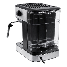 Кофеварка рожковая BBK BCM1500 черный/нержавеющая сталь, исп. кофе - молотый, 1.8 л, 1200 Вт, 20 бар