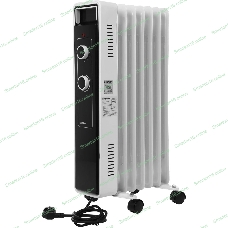 Обогреватель масляный Centek CT-6222-7 (7 секций) белый, 600/900/1500 Вт, 15 м2, 3 режима, термостат