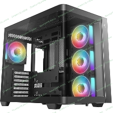 Корпус DeepCool CG530U 4F Black, Midi-Tower, чёрный, 4 x 120 мм