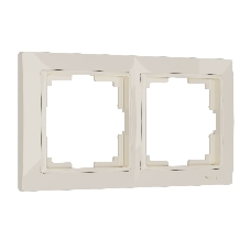 Рамка на 2 поста WERKEL (слоновая кость, basic) W0022003