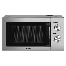 Микроволновая печь Pioneer MW212M серебристый/черный, 20 л, 700 Вт, переключатели - поворотный механизм
