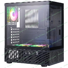 Компьютерный корпус 1STPLAYER MIKU Mi7-A ARGB Black, ATX, 3x120мм ARGB fans