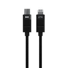 Дата-кабель MORE CHOICE (4620202555069) K87ia 2м USB 3.0A PD 27W для Lightning ng 8-pin Type-C - 2м, черный