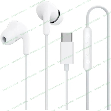 Проводные наушники Xiaomi Type-C Earphones белый, внутриканальные, USB Type-C