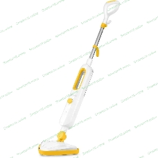 Швабра паровая Kitfort КТ-1048-1 белый/желтый