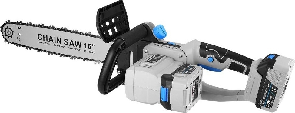 Пила цепная аккумуляторная бесщеточная DEKO DKCHS 40 PRO, 16