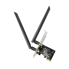 Беспроводной адаптер PCI-E Wi-Fi ,Cudy WE1300, AC1300, низкопроф. планка в комплекте