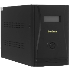 Источник бесперебойного питания ExeGate SpecialPro Smart LLB-2000.LCD.AVR.EURO.RJ/2000 ВА/1200 Вт/4xCEE 7 (евророзетка)