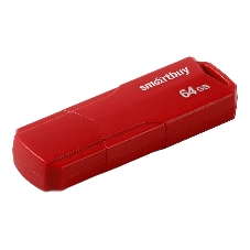 Флешка USB Smartbuy 64 Gb CLUE красный (SB64 GbCLU-R). 