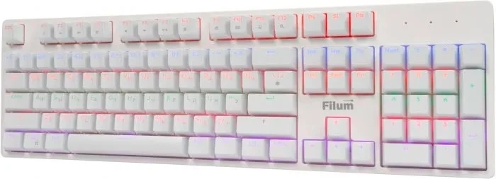 Клавиатура Filum FL-GKBM25 проводная, USB Type-C, белый