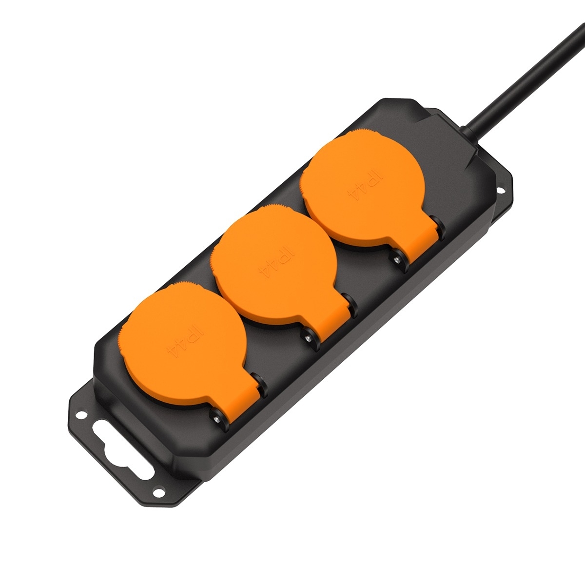 Удлинитель силовой Filum FL-PEC-3SCH-IP44 IP44, 3 розетки Schuko с кабелем 3х1.5 длиной 1.5 м.