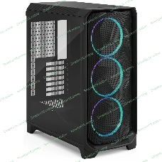Корпус Fractal Design Meshify 3 Black RGB TG Light Tint, Midi-Tower, чёрный, 3 x 140 мм