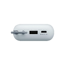 Портативный аккумулятор Xiaomi Power Bank 10000mAh (встроенный кабель) Ледяной синий GL
