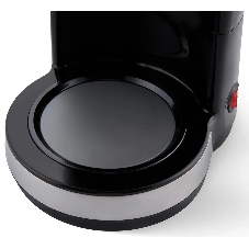Кофеварка капельная Domfy metal DSM-CM301 1000Вт черный/серебристый