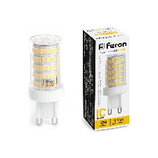 Лампа светодиодная Feron LB-435 11Вт 230В G9 теплый капсульная