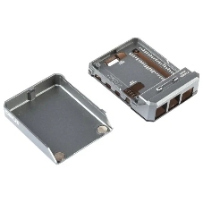 Алюминиевый корпус QUMO Argon NEO для Raspberry Pi 4 с магнитным креплением, grey(RS044)
