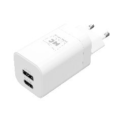 Сетевое зарядное устройство MORE CHOICE NC85i 1USB+1Type-C 3.0A PD 20W+QC3.0 для Lightning 8-pin Type-C, белый