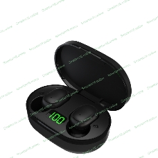 Наушники TWS Maxvi MHF-101BT UP черный, вкладыши, Bluetooth, сенсорное управление, до 4 ч