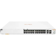 Коммутатор HPE Instant On 1960 24PoE+ 370W, 24×1 Гбит/с PoE+ + 4×10 Гбит/с SFP+, настраиваемый