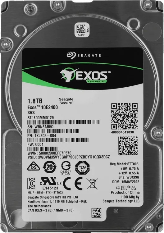 Жесткий диск HDD Seagate Enterprise Performance 1.8Tb 10000rpm SAS 256Mb 2.5