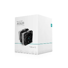Кулер для процессора DEEPCOOL AG620 черный, 120 мм, алюминий/медь, 1850 об/мин, 29.4 дБ, 4 pin, 260 Вт, 157 мм
