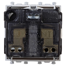 Розетка DKC Avanti 4404002 1-м 2 модуля, 