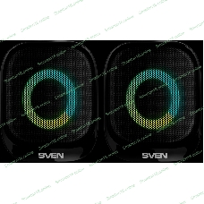 Акустическая система 2.0 АС SVEN G345, черный, (10 Вт, RGB, питание USB, Bluetooth)