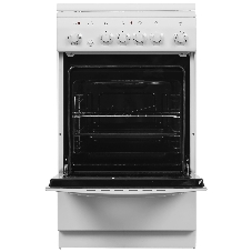 Плита электрическая DeLuxe 506004.00 э белый, конфорок 4 шт, духовка 60 л, 50 см x 85 см x 60 см