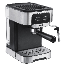 Кофеварка рожковая BBK BCM1500 черный/нержавеющая сталь, исп. кофе - молотый, 1.8 л, 1200 Вт, 20 бар