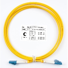 Патч-корд оптический Cabeus FOP(d)-9-LC-LC-2m duplex LC-LC 9/125 sm 2м LSZH