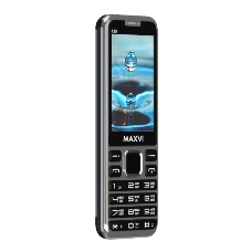 Мобильный телефон Maxvi X10i серебристый металлик