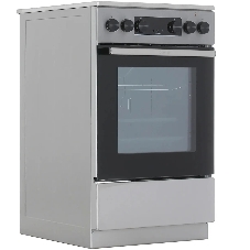 Плита электрическая Gorenje GEC5C40XAOT серебристый, конфорок 4 шт, духовка 70 л, 50 см x 85 см x 59.4 см