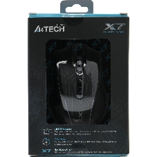Мышь проводная A4Tech X87 черный, 2400 dpi, USB, кнопки - 8