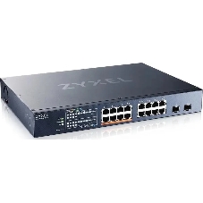 Коммутатор Zyxel NebulaFlex XMG1915-18EP-EU0101F 16x2.5Gbит/с 2SFP+ 8PoE++ 180W управляемый