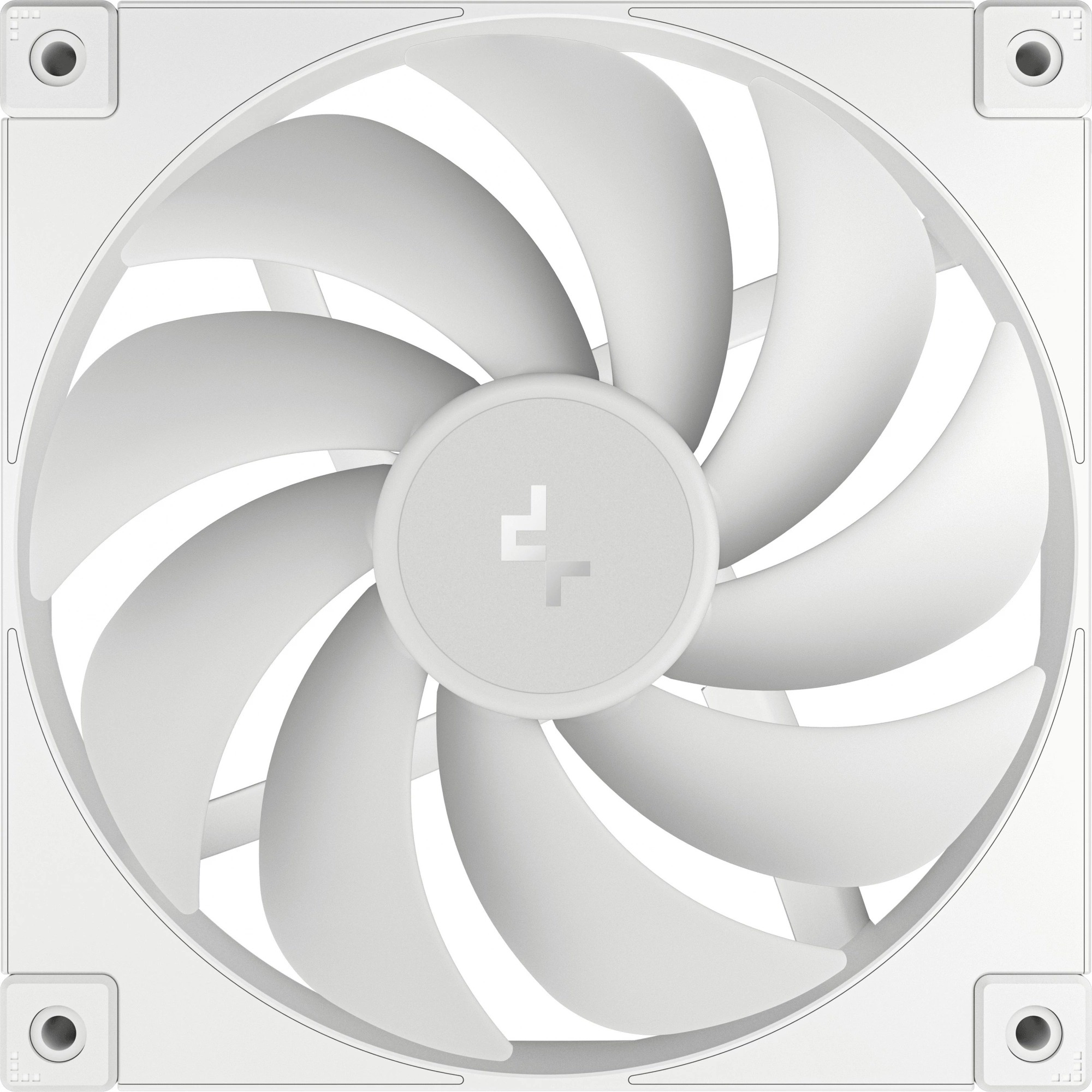 Вентилятор для корпуса DEEPCOOL FD14 белый, 140 мм, 1650 об/мин, 25.6 дБ, 4 pin