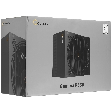 Блок питания Ocypus Gaммa P550 BK (Gaммa-P550-W1HDBK024X-EU), 550Вт, 80 PLUS, 120мм, черный