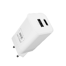 Сетевое зарядное устройство MORE CHOICE NC85i 1USB+1Type-C 3.0A PD 20W+QC3.0 для Lightning 8-pin Type-C, белый