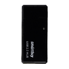 USB-концентратор Smartbuy SBHA-6110-K, USB 2.0, USB 4 порта, USB