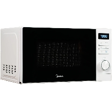 Микроволновая печь Midea AM720C2VR-W белый, 20 л, 700 Вт, переключатели - кнопки, поворотный механизм