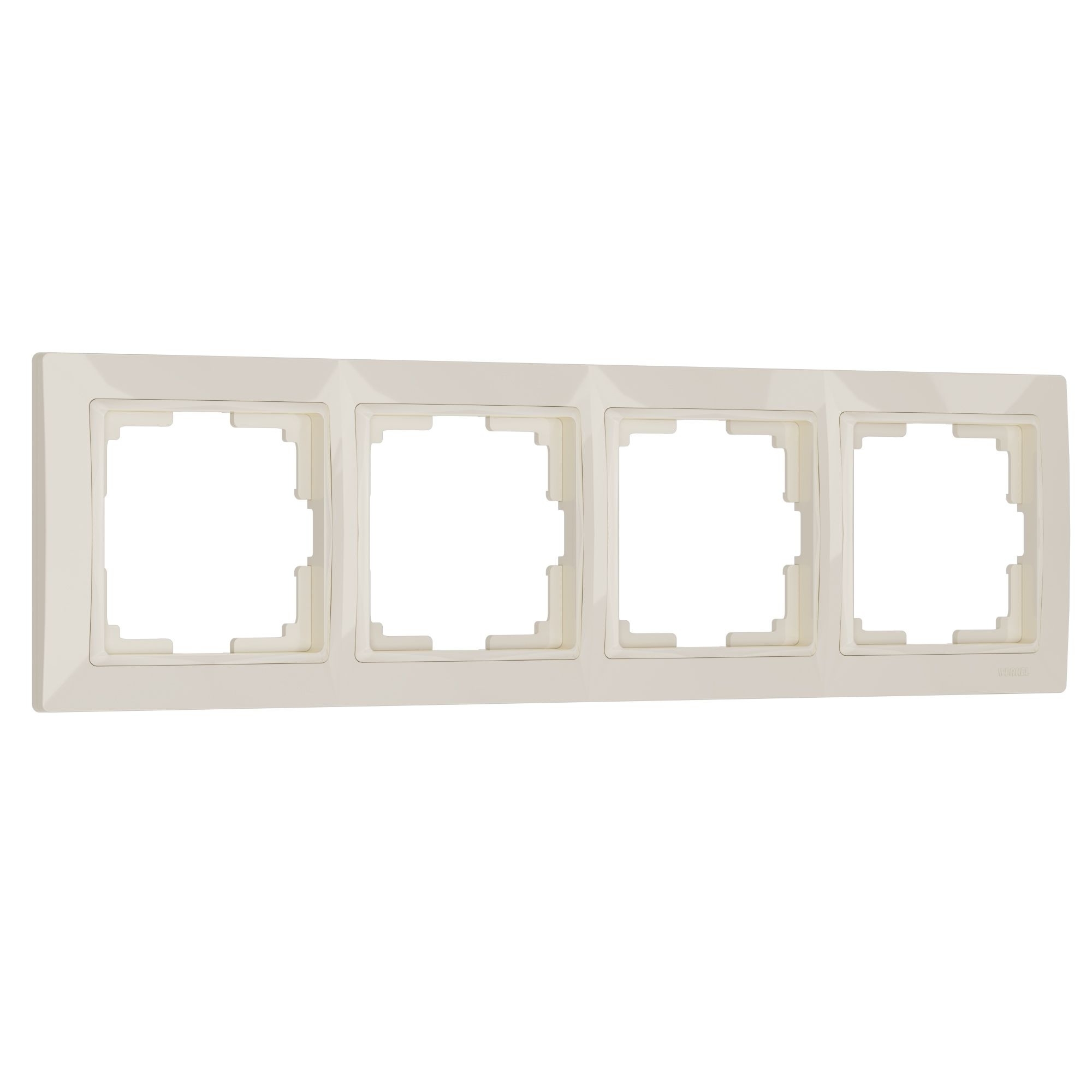 Рамка на 4 поста WERKEL (слоновая кость, basic) W0042003