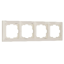 Рамка на 4 поста WERKEL (слоновая кость, basic) W0042003