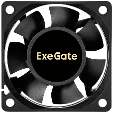 Вентилятор корпусной ExeGate EP06025S2P-5, 60 мм, 4800 об/мин, 33 дБ, 2 pin, без подсветки