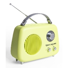 Радиоприемник СИГНАЛ БЗРП Fresh РП-343 зеленый, УКВ 87,5-108МГц, DC5В,акб,BT/USB/AUX 10125