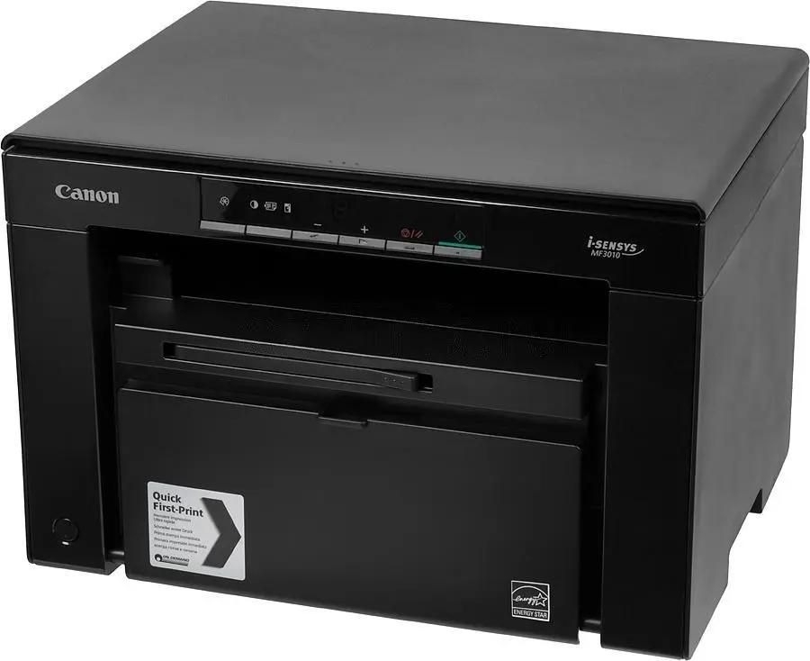 МФУ лазерное Canon i-SENSYS MF3010 (5252B004), A4, ч/б, печ. 18 стр/мин., скан. до 18 стр/мин., 600 x 1200 dpi (печать) 600x600dpi (сканер), USB 2.0
