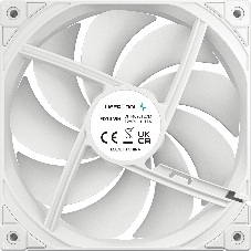 Вентилятор для корпуса DEEPCOOL FD14 белый, 140 мм, 1650 об/мин, 25.6 дБ, 4 pin