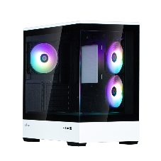 Компьютерный корпус ZALMAN P30 BW, MATX, BLACK/WHITE, WINDOW, 2x3.5