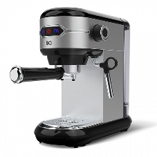 Кофеварка рожковая BQ CM3001 сталь-черный, исп. кофе - молотый, 1 л, 1450 Вт, 15 бар