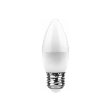 Лампа светодиодная Feron LB-97 7W 230V E27 4000K свеча Лампа светодиодная Feron LB-97 7W 230V E27 4000K свеча