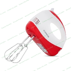 Миксер ручной Starwind SHM-251 250 Вт, белый/коралловый